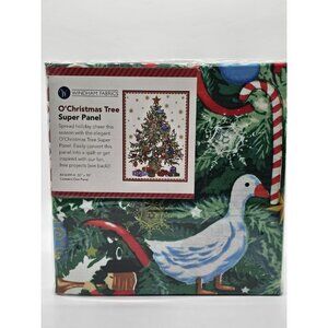 Windham Fabrics O'Christmas Tree Holiday Super Panel Quilt Fabric 50" X 70"